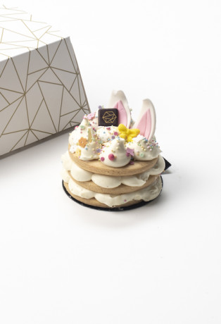 Easter sablé cookie stack