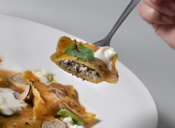 Cacio e pepe ravioli: with a special touch, for a special occasion